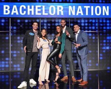 celebrity family feud bachelor vs bachelorette|bachelor nation celebrity family feud.